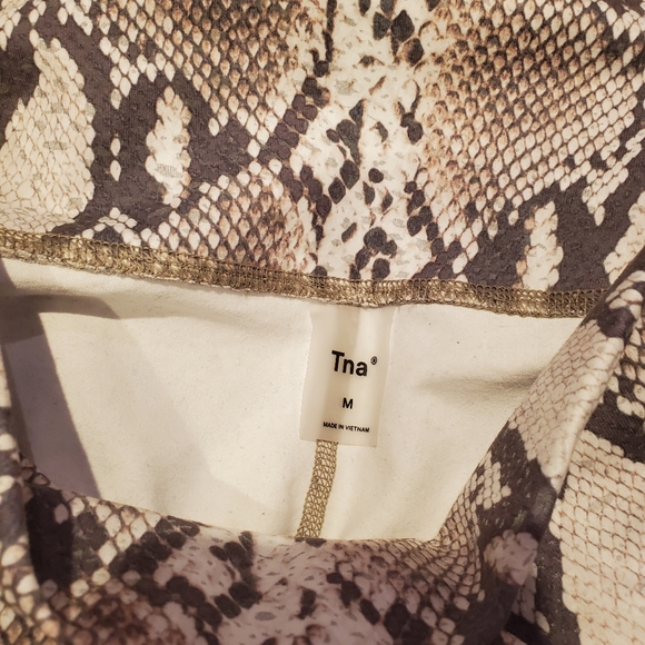 TNA Aritzia snakeskin high waisted leggings - Picture 2 of 2